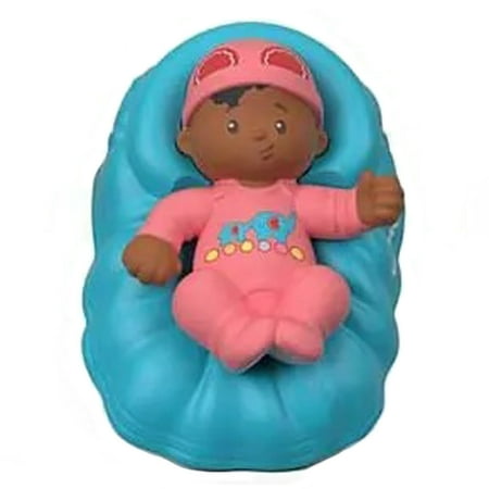 Replacement Part for Fisher-Price Little People Big Helpers Family - FRM74 ~ Replacement African American Baby Figure ~ Blue Basket ~ Pink Outfit price history on PriceWatchPro