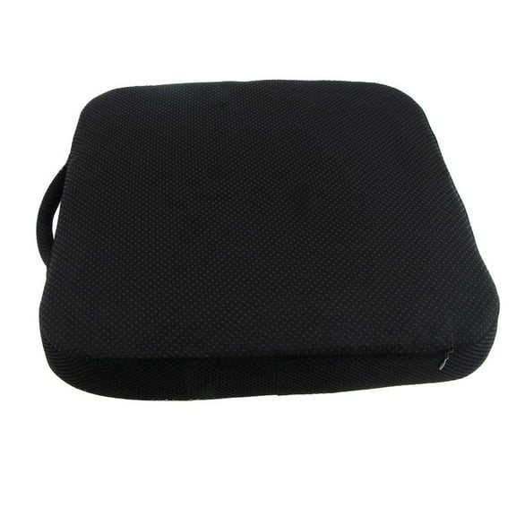 Wswqop Memory Foam Square Seat Cushion - Pad - Carry Handle / Removable Cover 4 cm
