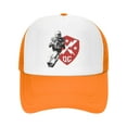 thumbnail image 2 of DC Defenders Trucker Hats Orange One Size Adjustable Snapback Hat, 2 of 5