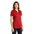 thumbnail image 4 of Sport-Tek Ladies PosiCharge Active Textured Polo-S (True Red), 4 of 6