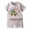 Light Purple, variant on Glisme Boys Summer Outfits 2 Piece Set Short Sleeve Casual Playwear For Toddlers Comfort Boys Outfits Size 3-4 Years Beige