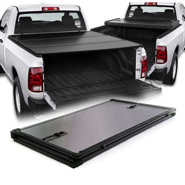 For 2009 2020 Ram 1500 2500 3500 6 5 Feet Fleetside Hard Tri Fold Tonneau Cover Walmart Com Walmart Com