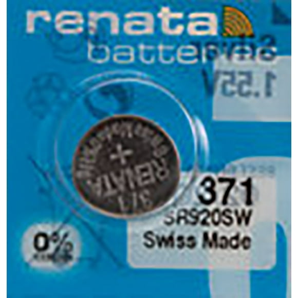 1 x Renata 371 Watch Batteries, SR920SW Battery