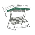 thumbnail image 2 of SXcggal Outdoor Courtyard Swing Top Cloth With Side Holes Straight Edge Replaceable Roof Rain And Sun Swing Ceiling Cover Practical Basic Protective Cover For Garden, 2 of 3