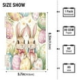 thumbnail image 3 of Cute Bunnies and Easter Eggs Notebooks 2 Pcs 1-subject Journal 60 Sheets A5 College Ruled Paper Detachable Ring 8.3"x5.7", 3 of 8