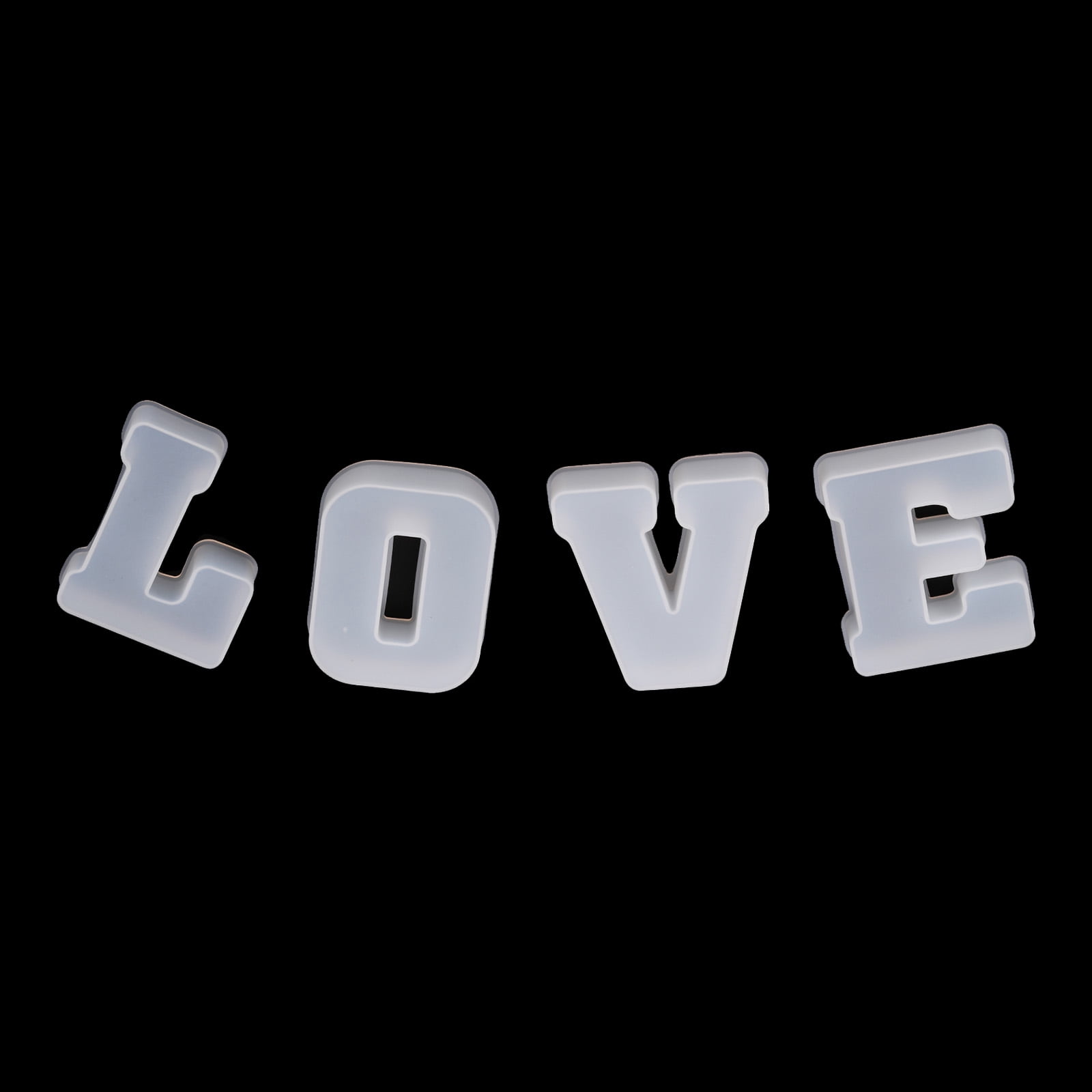 26packs 4" Letter Resin Molding Set Capital Alphabet Silicone Mould for DIY Crafts, Party Decoration