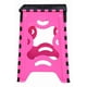 thumbnail image 4 of Banco Plegable Grande Portatil Plastico Soporta 120kg 1pz Acabado De La Estructura Mate Color Rosa Mexicano, 4 of 4