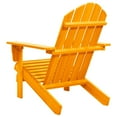 thumbnail image 3 of vidaXL Garden Adirondack Chair Solid Fir Wood Orange, 3 of 4