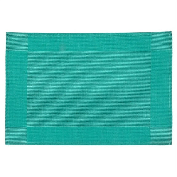 IH Casa Decor Vinyl Placemat (Classic) (Teal) - Set of 12
