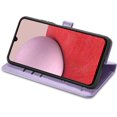 thumbnail image 3 of for Samsung Galaxy A14 5G Case PU Leather Flip Wallet, Cat Dog Cartoon Cute Style with ID Card Holder Phone Cover Case for Samsung Galaxy A14 5G MG Purple, 3 of 5