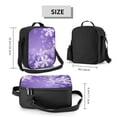 thumbnail image 2 of Naloa Snowflakes Lunch box Lunch bag for men women Large capacity Lunchbox Insulated Lunch bag Lunch box cooler, 2 of 7