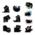 thumbnail image 1 of 10 Piezas Marcador de Páginas Gato Clips para Libros Separadores con Ilustraciones Bonitas Antideslizantes Adecuado para Profesores Lectores Oficina Librería 5cm, 1 of 9