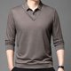 thumbnail image 4 of Blusa y camisa de manga larga con cuello vuelto para hombre, informal, con estampado y cremallera, de poliéster., 4 of 9