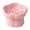 Pink, variant on DAMAI Ceramic Elevated Slow Feeder Bowl, High Footed Tilted Ceramic Bowl with Anti Choking & Anti Vomiting Design, Raised Pet Dish for Cats Small Dogs Dry Wet Food Neck Protection