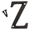thumbnail image 2 of Clearance! Wrought Iron Decorations Creative DIY House Number Casts Iron Metal Letters, 2 of 3