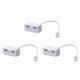 thumbnail image 1 of 3X RJ11 Clavija A Dual Reino BT Coversor Enchufe Telefono, 1 of 5