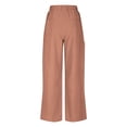 thumbnail image 3 of Plebaso Wide Leg Pants Womens Loose Drawstring Casual Pants Lightweight Plain Trousers with Pockets, 3 of 6