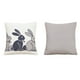 thumbnail image 2 of Cojín de Pascua con forma de huevo | Funda de poliéster de doble cara | Cojín decorativo de 45 x 45 cm | Bonita decoración navideña | Reposacabezas para sofá cama, sala de estar, dormitorio y oficina, 2 of 5