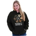 thumbnail image 3 of Diversity Unites Us Social Justice Hoodie Sweatshirt Women Men Brisco Brands L, 3 of 6