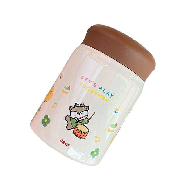 Oubit Pot Alimentaire sous Vide Isolé, Gobelet en Acier Inoxydable Isolé de 320 ml Pot Alimentaire Isolé en Acier Inoxydable Fidèle à Sa Promesse