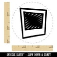 thumbnail image 2 of Instant Photograph Sketch Self-Inking Rubber Stamp Ink Stamper - Black Ink - Small 3/4 Inch, 2 of 7
