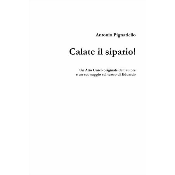 Calate il sipario!, (Paperback)