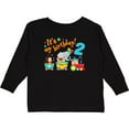 thumbnail image 3 of Inktastic It's My Birthday Circus Train 2nd Birthday Boys or Girls Long Sleeve Toddler T-Shirt, 3 of 5