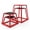 Red+Black-12+18+24+30 in, variant on Steel Plyo Box for Exercise, Plyometric Jumping Box Metal Exercise Step Up Box with Anti-Slip Surface for Home Gym Training