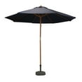 thumbnail image 1 of 9' Outdoor Patio Market Umbrella - Navy Blue and Cherry Wood, 1 of 2