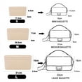 thumbnail image 2 of Multi-Pocket Women Insert Bag Felt Fabric Purse Handbag Organizer Bag Liner Tote, 2 of 8