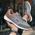 thumbnail image 5 of NOKIO Men's Casual Sneakers Wate𝗋proof Anti-S𝗅ip Sport Shoes Lightweight Outdoor Running Shoes Summer Fashion Skateboard Shoes Comfortable Wide Width Athlet𝗂c Shoes for Back to College, 5 of 7