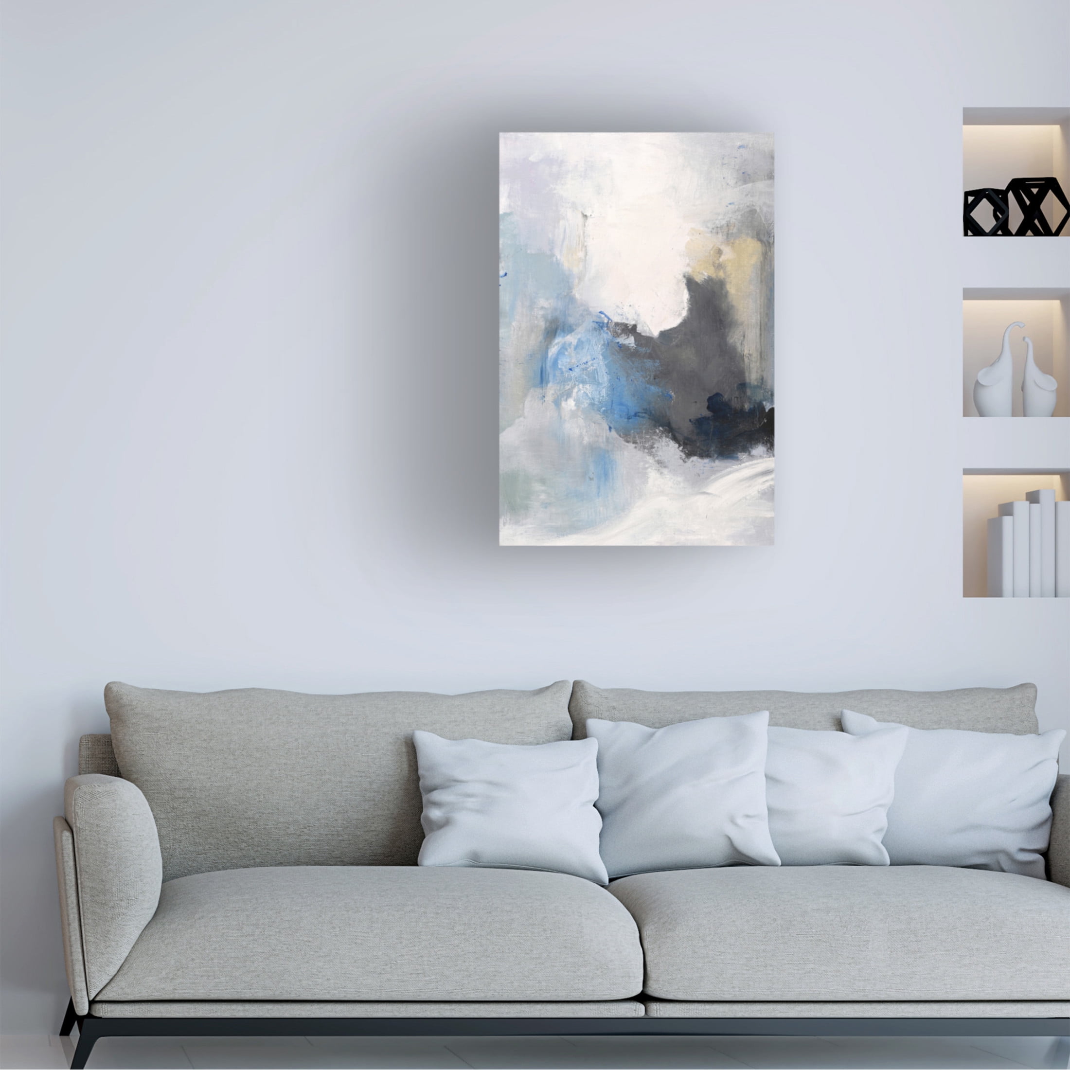 Canvas Wall Art - Design Fabrikken 'A New Dawn' Wall Art for Living Room, Bedroom, or Office Décor by Trademark Fine Art - 12 x 19 Inches