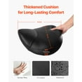 thumbnail image 2 of VEVOR Tabouret de Selle Pivotant avec Roues Cuir PU Hauteur Réglable Noir, 2 of 9
