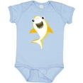 thumbnail image 3 of Inktastic Cute Shark, Little Shark, Yellow Shark Boys or Girls Baby Bodysuit, 3 of 5