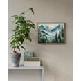 thumbnail image 5 of Drsoum Modern 11x14in Nature Framed Green Fog Pine Tree Forest Farmhouse Wall Decor Classic Prints Kitchen Bathroom Office, 5 of 6
