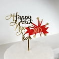 thumbnail image 1 of 5 piezas de decoraciones de postres para tartas, adornos para tartas, cupcakes, fiestas de Año Nuevo, adornos para tartas, fiestas de Año Nuevo, 1 of 5