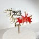 thumbnail image 2 of 5 piezas de adorno para pastel de acrílico de Feliz Año Nuevo, adornos para pasteles Cheers To The New Year 2025, decoración para pasteles, decoraciones CheerCake, decoración para pasteles, 2 of 5