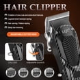 thumbnail image 3 of LQT Professional 5 in 1 Hair Clippers for Men, Zero Gap T-Blade Trimmer, Beard Trimmer, Electric Shaver, Nose Trimmer, Cordless Rechargeable Barber Kit with LED Display, USB Charging, Gift for men, 3 of 7