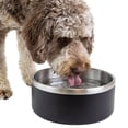 thumbnail image 2 of One Paw, Large Double Stainless Steel Dog Bowl, 2.1L (71 oz), 2 of 12