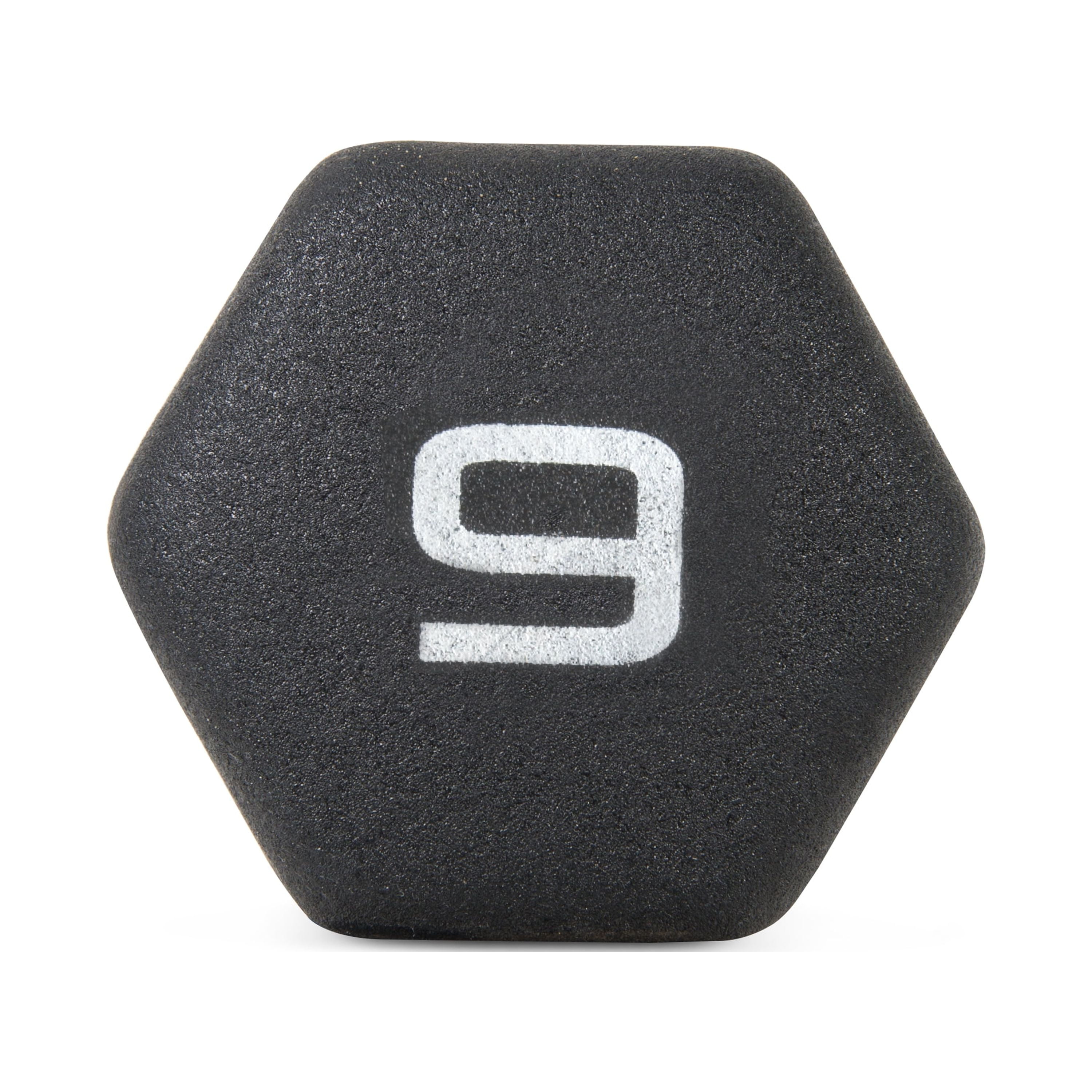 CAP Barbell, 9lb Black Neoprene Dumbbell, Single