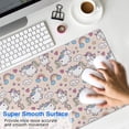 thumbnail image 4 of Long Mouse Pads for Desk,Cartoon Unicorn Rainbow Cloud Heart Desk Mats on Top Of Desks, Desk Mouse Pad Extra Large with 3mm Non-Slip Base and Stitched Edge for Gaming,Work,Home 31.5"x11.8", 4 of 5