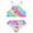 Unicorn Rainbow, variant on Nidoul Little Girls 2-Piece Swimsuit Bikini Tankini Set Ruffle Unicorn Swimwear Swim Beach Summer Bathing Suit Size 4-8 Years
