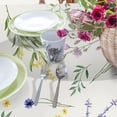 thumbnail image 4 of Spring Summer Floral Tablecloth Wildflower Tablecloth for Picnic, Camping, Patio, Party, Kitchen, Dining Room Indoor Outdoor Spill Proof Fabric Tablecloth Rectangle 60 x 84 inch, 4 of 4