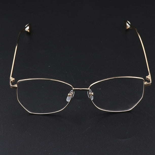 Lentes transparentes dorados hotsell