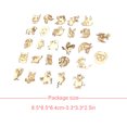 thumbnail image 2 of Matsuzay Paquete de 100 artesanías de animales de Natural, regalos exquisitos DIY, patrón aleatorio, viruta de madera, adorno de madera, costura Decoración del hogar Matsuzay HA012161-00, 2 of 6