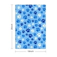 thumbnail image 3 of 6 Pcs Funny Kitchen Towels,Blue Dog Paw Footprint Microfiber Dish Towels,Kitchen Tea Towels,Kitchen Towel Set (18" X 26"), 3 of 3