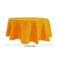 thumbnail image 3 of LEHOZIHEQ Round Tablecloth, Polyester Washable Wipeable Table Cover, Christmas Tablecloths 60" for Party, Banquet, Wedding, Indoor and Outdoor use, 3 of 6