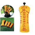 thumbnail image 6 of Portable Golf Club Driver Headcover Wood Hybrid PU Covers Sleeves - , 35.5X17CM, 6 of 10