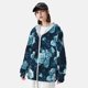 thumbnail image 3 of Balery Ink Rose Sudadera ligera de manga larga con capucha y protección solar UPF 50+ para hombre y mujer, ideal para pesca y running-3X-Large, 3 of 7