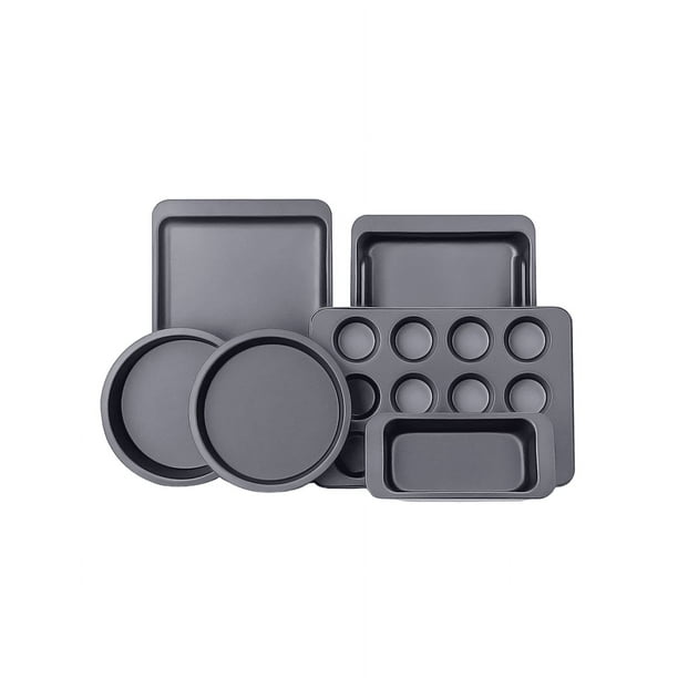 Moldes para Hornear Bluelander 6 Piezas Utensilios de Cocina Antiadherente de Acero al Carbono